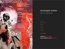 Tablet Screenshot of christophe-hohler.com